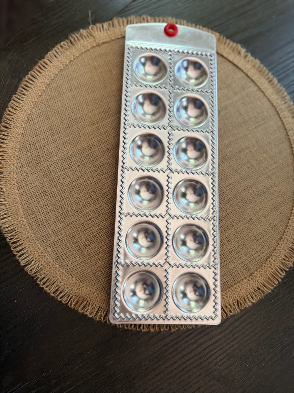 Stainless Steel Appam Paniyaram Pan - Silver (also Ravioli pan)